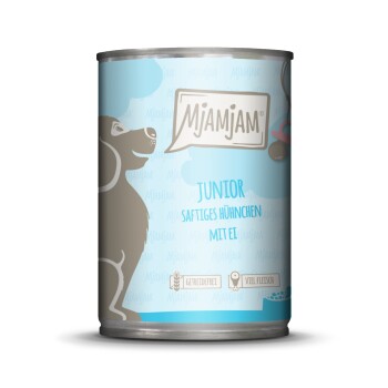 MjAMjAM Junior soczysty kurczak z jajkiem 6 x 400 g