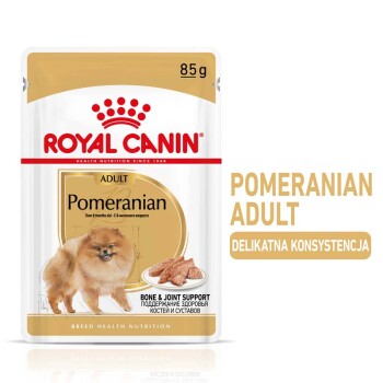 ROYAL CANIN Breed Pomeranian Mokra karma dla szpiców miniaturowych w formie musu (>8 miesięcy) 12 x 85 g