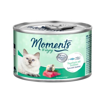 MOMENTS Adult Tuńczyk z sardynkami 12x140 g
