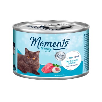MOMENTS Adult Tuńczyk z kalmarem 24x140 g