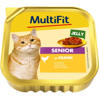 MultiFit Miska Senior Jelly Kurczak 32x100 g