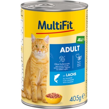 MultiFit Adult Jelly Łosoś 24x405 g