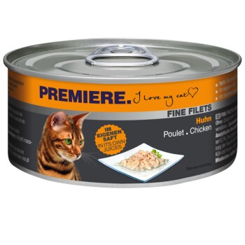 PREMIERE Fine Filets Naturell Kurczak 24x80 g