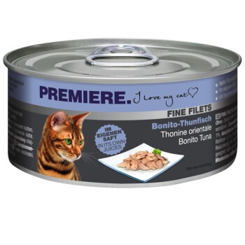 PREMIERE Fine Filets Naturell Tuńczyk bonito 24x80 g