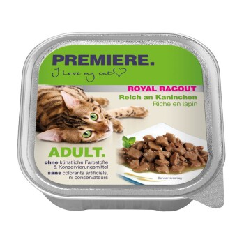 PREMIERE Royal Ragout Królik 64x100 g