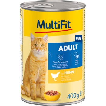 MultiFit Adult Paté Kurczak 12x400 g
