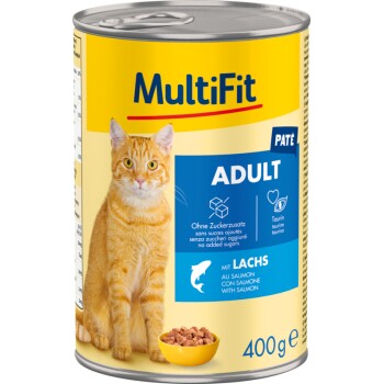 MultiFit Adult Paté Łosoś 24x400 g