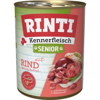 RINTI Kennerfleisch Senior Wołowina 24x800 g
