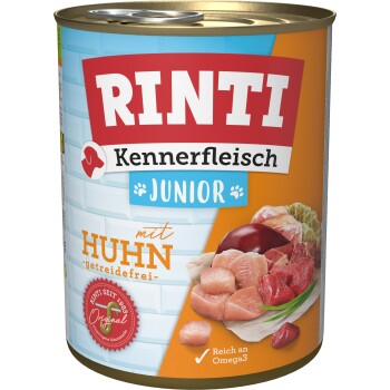 RINTI Kennerfleisch Junior Kurczak 36x800 g