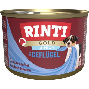 RINTI Gold Junior 12 x 185 g Drób 24x185 g