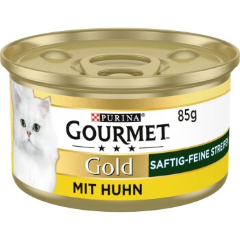 GOURMET Gold Soczyste, cienkie paski 12 x 85 g Kurczak