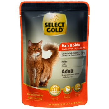 SELECT GOLD Adult Włosy i Skóra 24x85 g