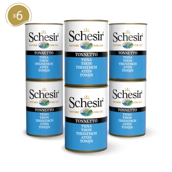 Schesir Adult 6 x 140 g Tuńczyk