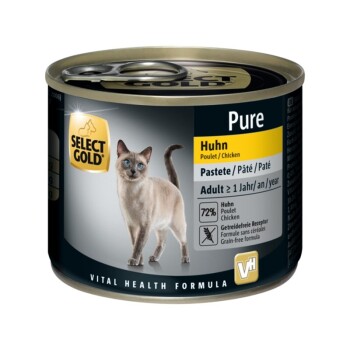 SELECT GOLD Pure Adult Pasztet Kurczak 24x200 g