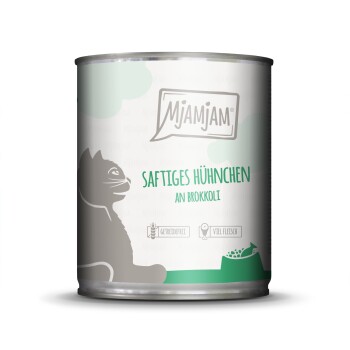MjAMjAM mokra karma dla kota dorosłego 6x800 g Z kurczakiem i brokułem
