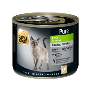 SELECT GOLD Pure Adult Pasztet Kaczka 12x200 g