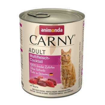 animonda Carny mokra karma dla kota dorosłego Koktajl mięsny 24x800 g