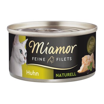 Miamor Feine Filets Naturelle w sosie własnym Kurczak pur 48x80 g