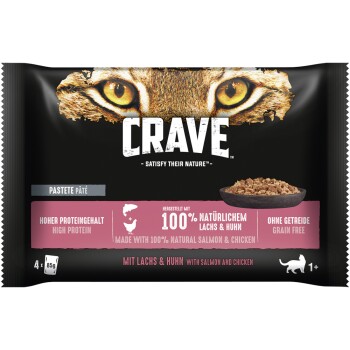 CRAVE Wielopak Łosoś i kurczak 88x85 g