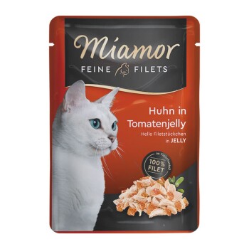 Miamor Feine Filets w galarecie Kurczak w galarecie pomidorowej 96x100 g