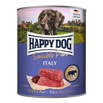 HAPPY DOG Sensible Pure Mokra Karma Pies Dorosły 6x800 g Bawół