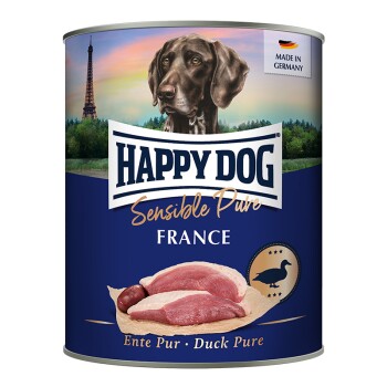 HAPPY DOG Sensible Pure Mokra Karma Pies Dorosły 6x800 g Kaczka