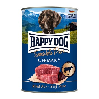HAPPY DOG Sensible Pure Mokra Karma Pies Dorosły 6x400 g Wołowina