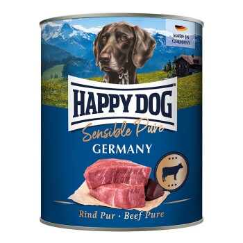 HAPPY DOG Sensible Pure Mokra Karma Pies Dorosły 6x800 g Wołowina