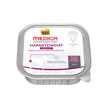 SELECT GOLD Medica Dieta w kamicy moczowej Kurczak i wołowina 10x150 g