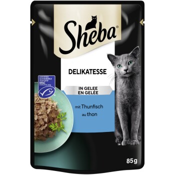Sheba Delikatesse Karma w galaretce 28 x 85 g Tuńczyk