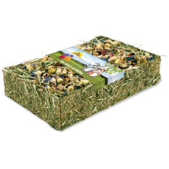 JR Farm JR Miska z siana z kwiatami 100 g