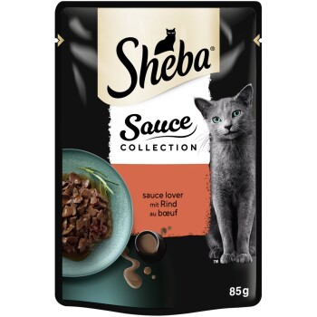 Sheba Sauce Collection Sauce Lover 28 x 85 g Wołowina