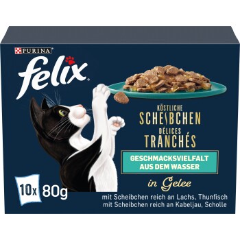 Felix Pyszne talarki 10 x 80 g Różnorodność smaków z wody