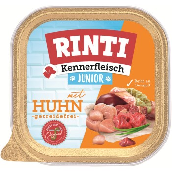 RINTI Kennerfleisch Junior 9 x 300 g Kurczak