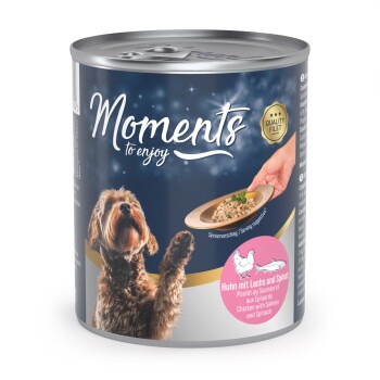 MOMENTS Adult Kurczak z łososiem i szpinakiem: 6x220 g