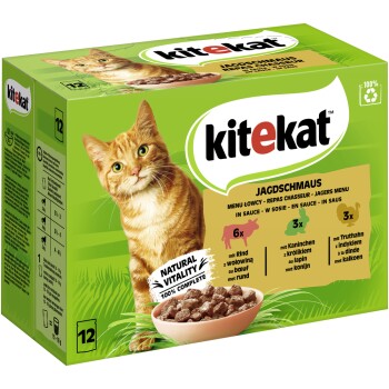 Kitekat Wielopak Uczta myśliwska w sosie 12 x 85 g