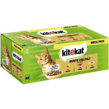 Kitekat Multipack Bujna różnorodność w sosie 48x85 g