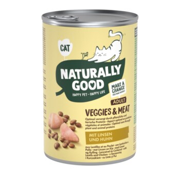 Naturally Good Veggies & Meat 6 x 400 g Soczewica i kurczak