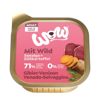 WOW ADULT 11 x 150 g Dziczyzna