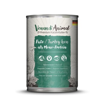 Venandi Animal Mono-Protein 6 x 400 g Indyk
