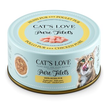CAT'S LOVE FILET Pur Kurczak 6x100 g