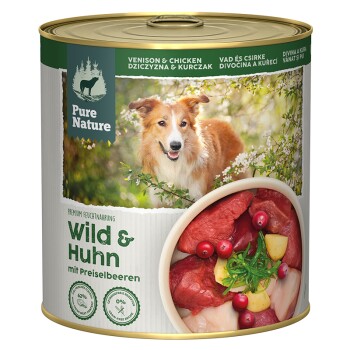 Pure Nature Adult 6 x 800 g Dziczyzna i kurczak