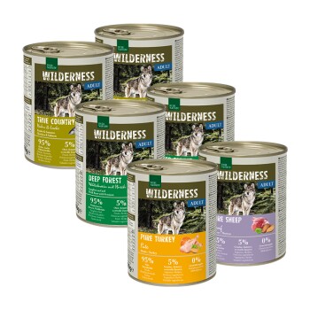 REAL NATURE Wilderness Adult Zestaw mieszany 6 x 800 g Zestaw mieszany 1