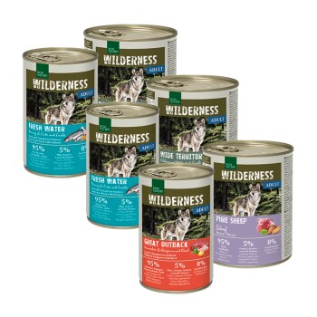 REAL NATURE Wilderness Adult Zestaw mieszany 6 x 800 g Opakowanie mieszane 2