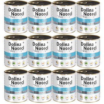 Dolina Noteci Premium Adult bogata w jagnięcinę puszka 12x800 g