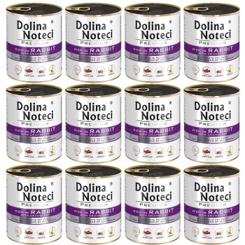 Dolina Noteci Premium Adult bogata w królika z żurawiną puszka 12x800 g