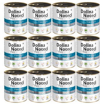 Dolina Noteci Premium Adult bogata w pstrąga puszka 12x800 g