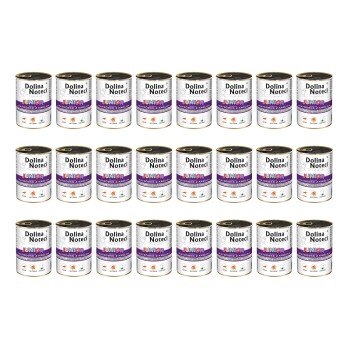 Dolina Noteci Premium Junior bogata w wątróbkę z królika puszka 24x400 g