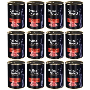 Dolina Noteci Premium Adult dla kota bogata w cielęcinę 12x400 g