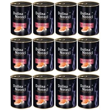 Dolina Noteci Premium Adult dla kota bogata w łososia 12x400 g